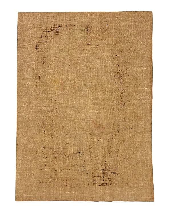 【 香月泰男 椿 】　肉筆油彩　1950年代