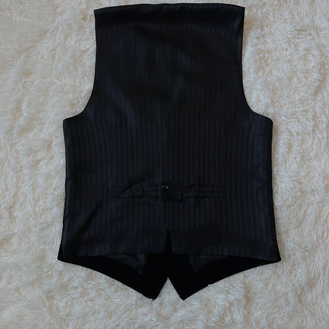 DOLCE & GABBANA ブラック ベルベット ジレ イタリア製