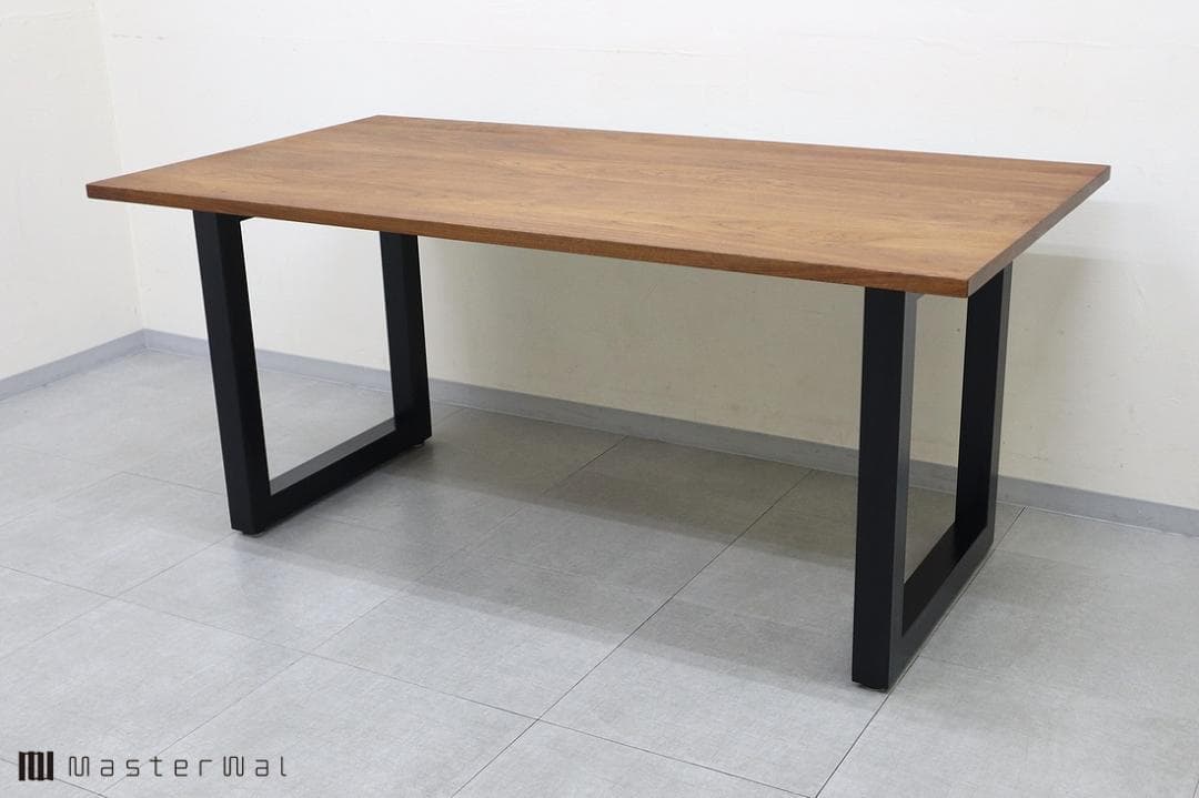 美品 マスターウォール ワイルドウッド ダイニングテーブル ウォールナット無垢材