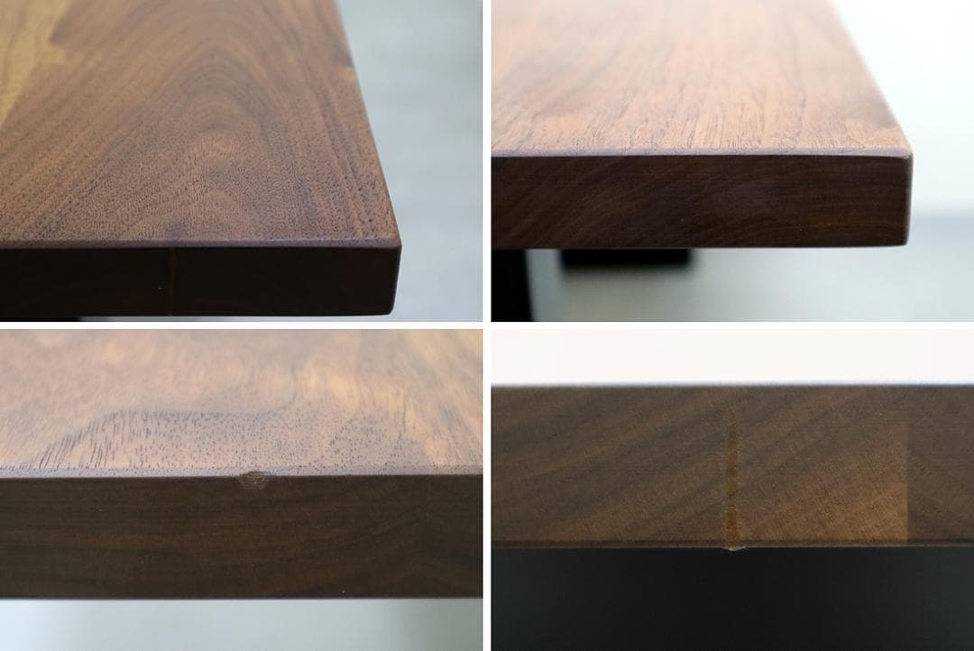 美品 マスターウォール ワイルドウッド ダイニングテーブル ウォールナット無垢材