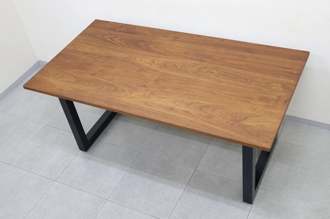 美品 マスターウォール ワイルドウッド ダイニングテーブル ウォールナット無垢材