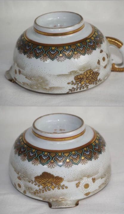 送料無料　明治名工清水美山造　最高峰九谷焼湯冷まし　本物保証