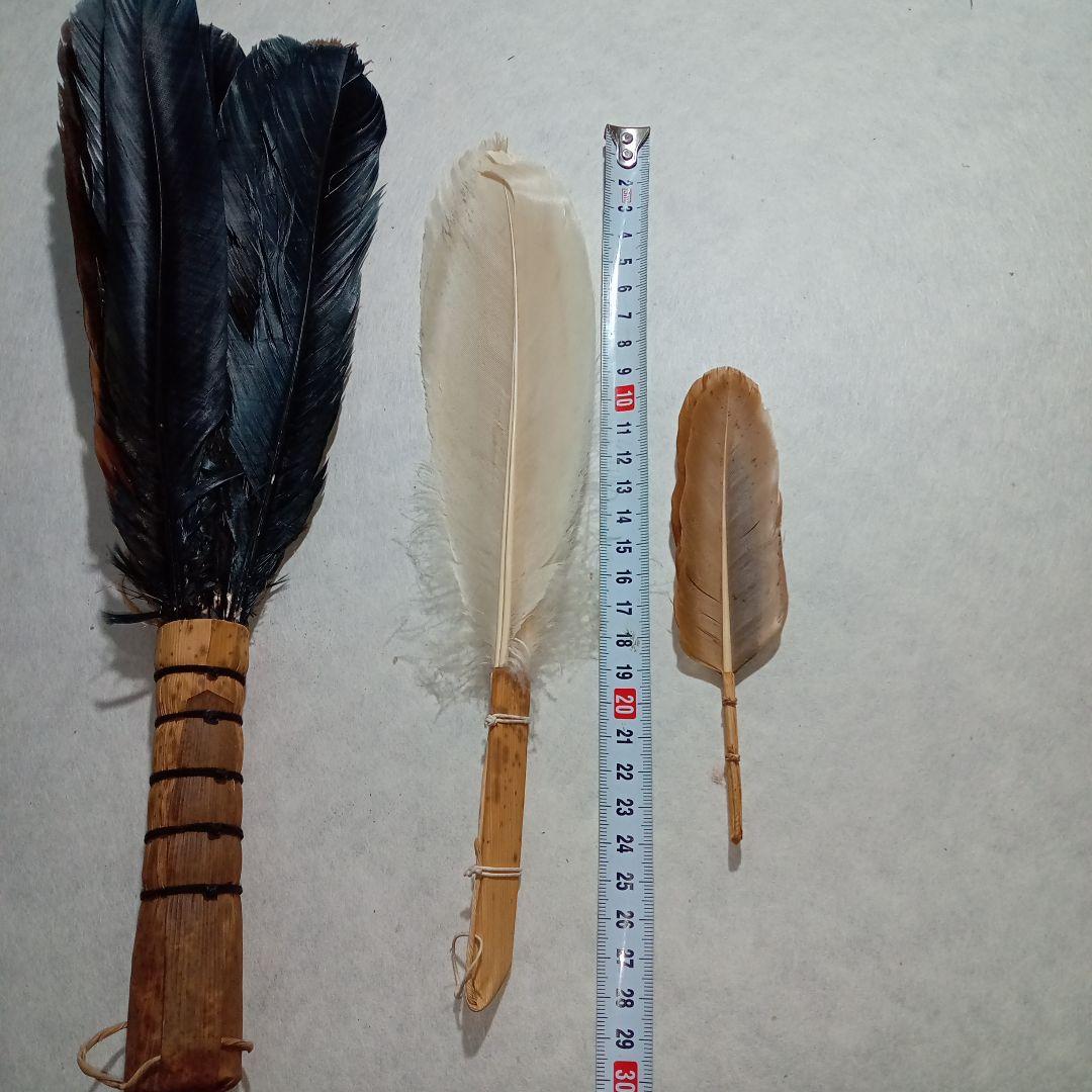 茶道具　羽箒3本セット