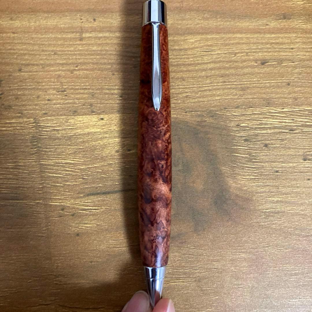 クラフトエー　クラフトA　本花梨瘤極上　mp202　製図用シャーペン　杢軸　木軸