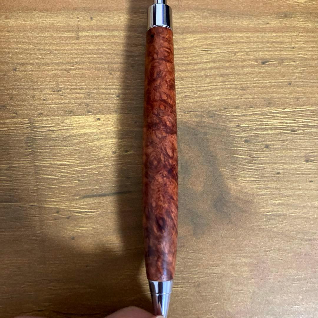 クラフトエー　クラフトA　本花梨瘤極上　mp202　製図用シャーペン　杢軸　木軸