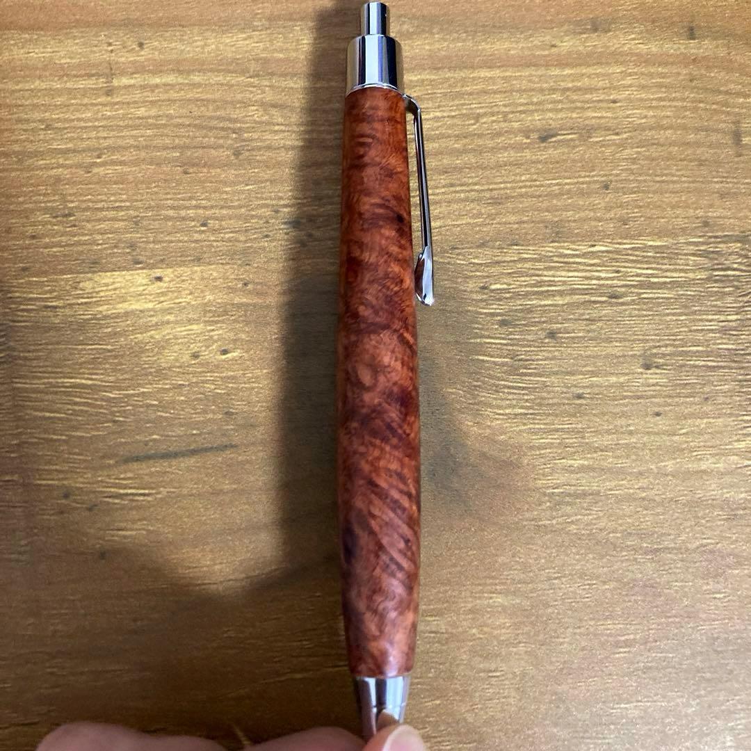 クラフトエー　クラフトA　本花梨瘤極上　mp202　製図用シャーペン　杢軸　木軸