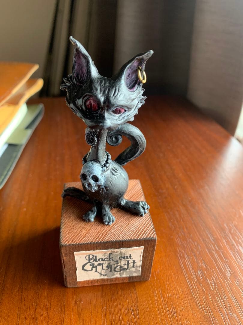 カゲマルデザイン　クロネコ　クラッチ　希少