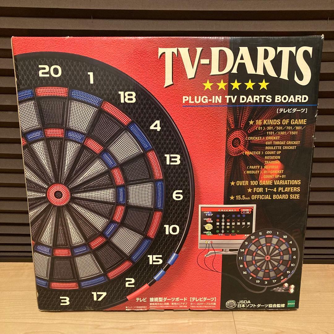 美品 PLUG-IN TV DARTS BOARD テレビダーツ ダーツボード