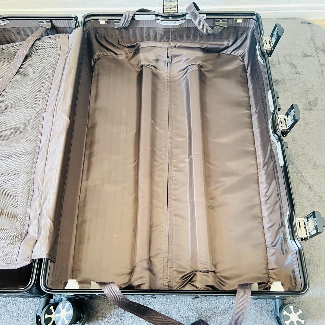 【TABITORA】 90L ブラック　スーツケース　キャリーバッグ　大型　旅行