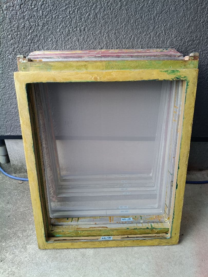 シルクスクリーン　アルミフレーム　10枚セット