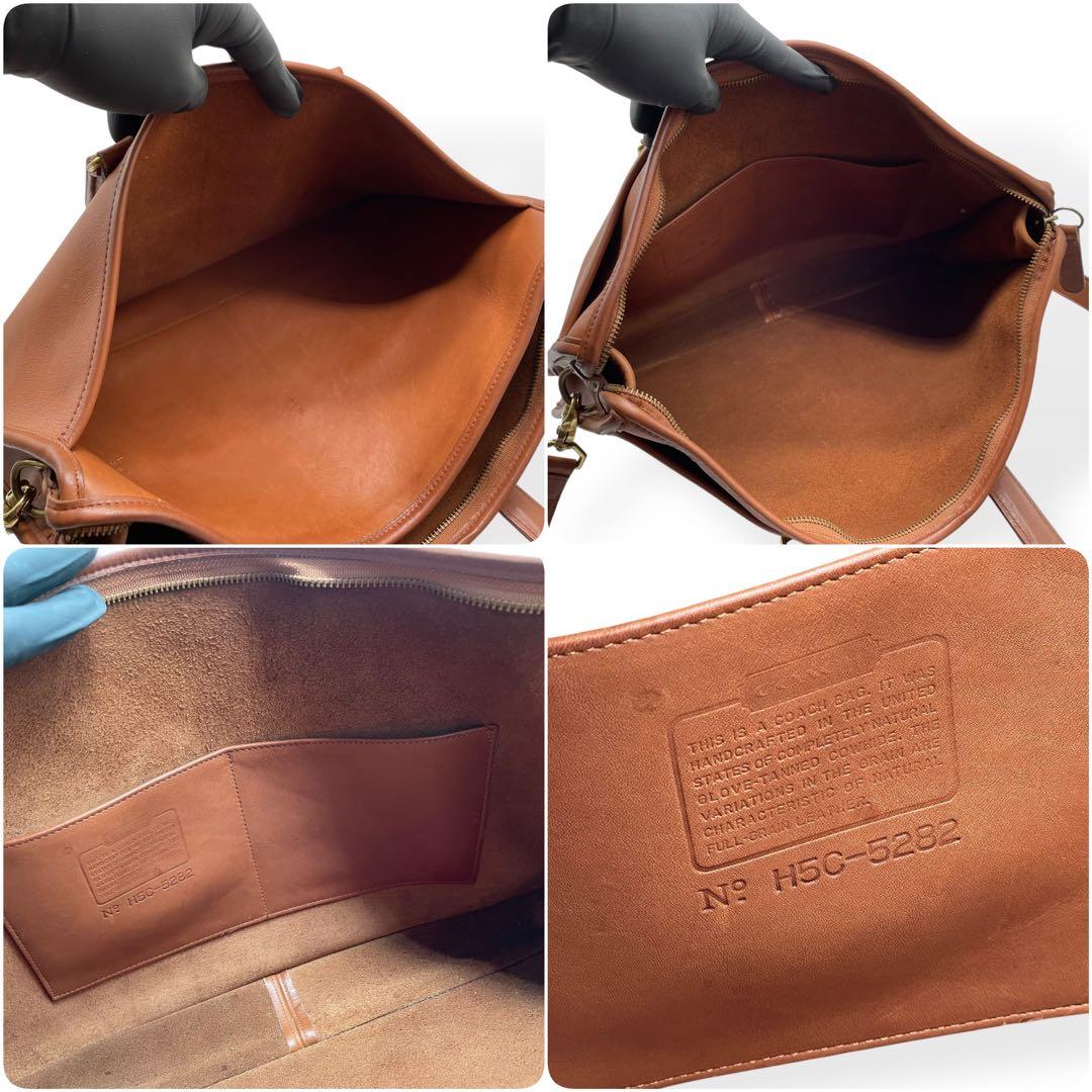 美品　希少　COACH　オールドコーチ　2way ブリーフケース　USA製　茶