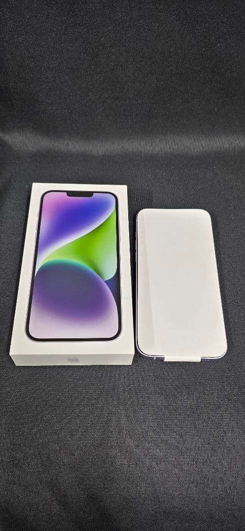 【箱有美品】 iPhone14Plus 128GB 薄紫 SIMフリー