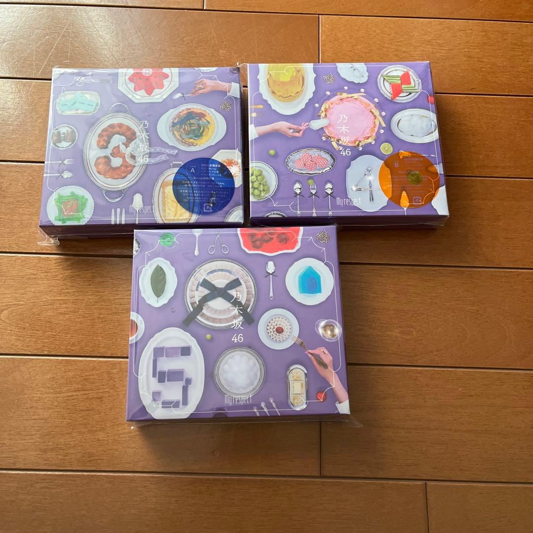 乃木坂46 5thアルバム My respect TypeABCセット