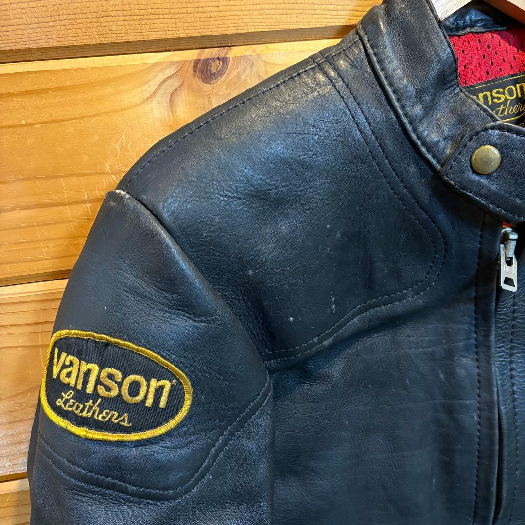 【専用商品】VANSON バンソン ライダース ジャケット 38（送料込み）