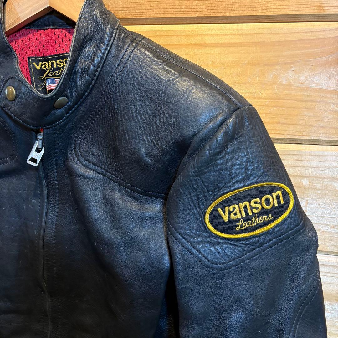 【専用商品】VANSON バンソン ライダース ジャケット 38（送料込み）