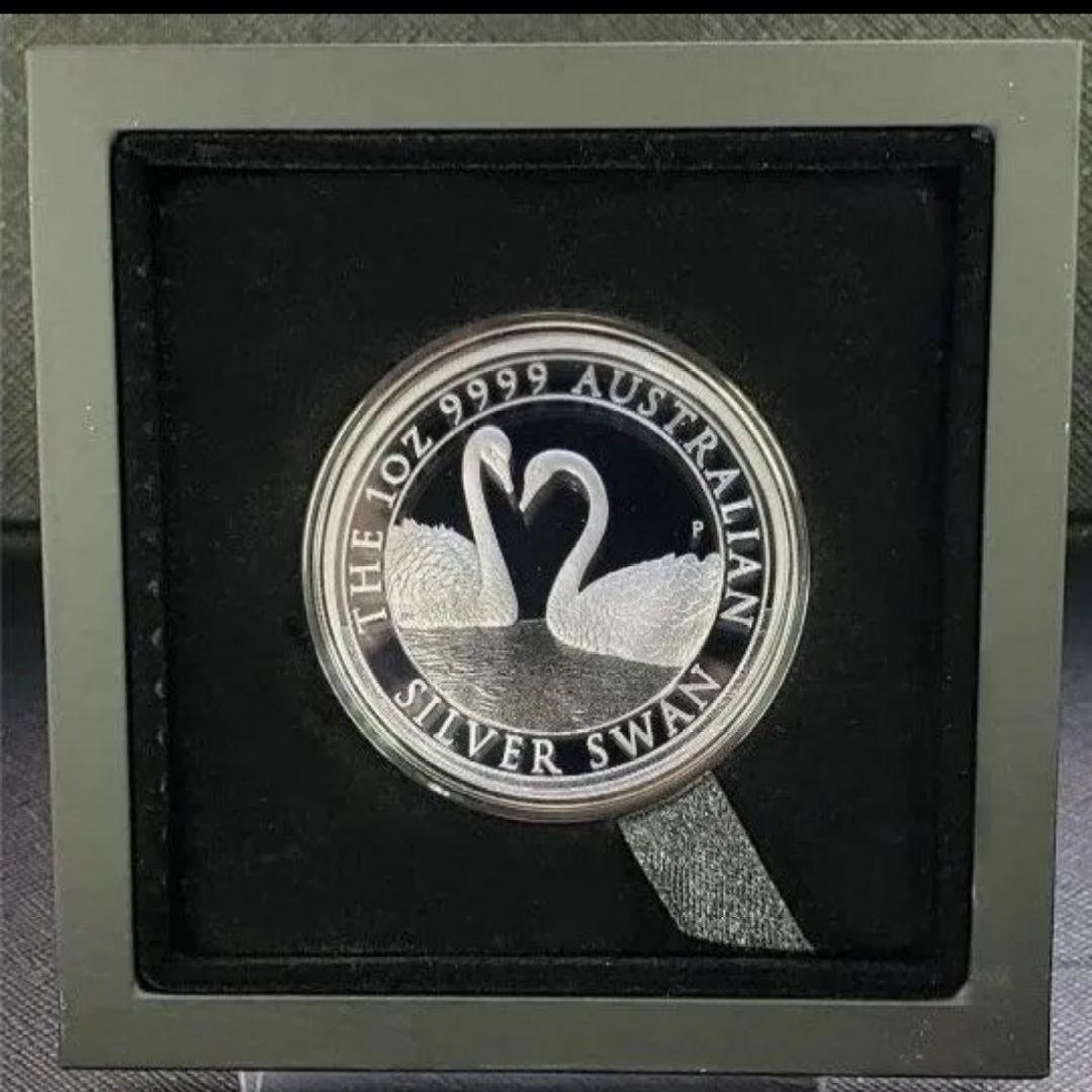 2022年 スワン 1オンス 純銀 プルーフ銀貨 パースミント 保証書＆BOX付