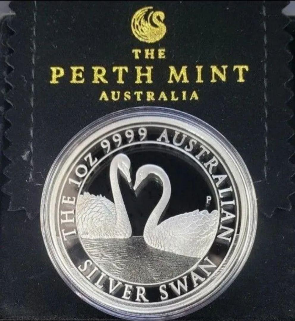 2022年 スワン 1オンス 純銀 プルーフ銀貨 パースミント 保証書＆BOX付