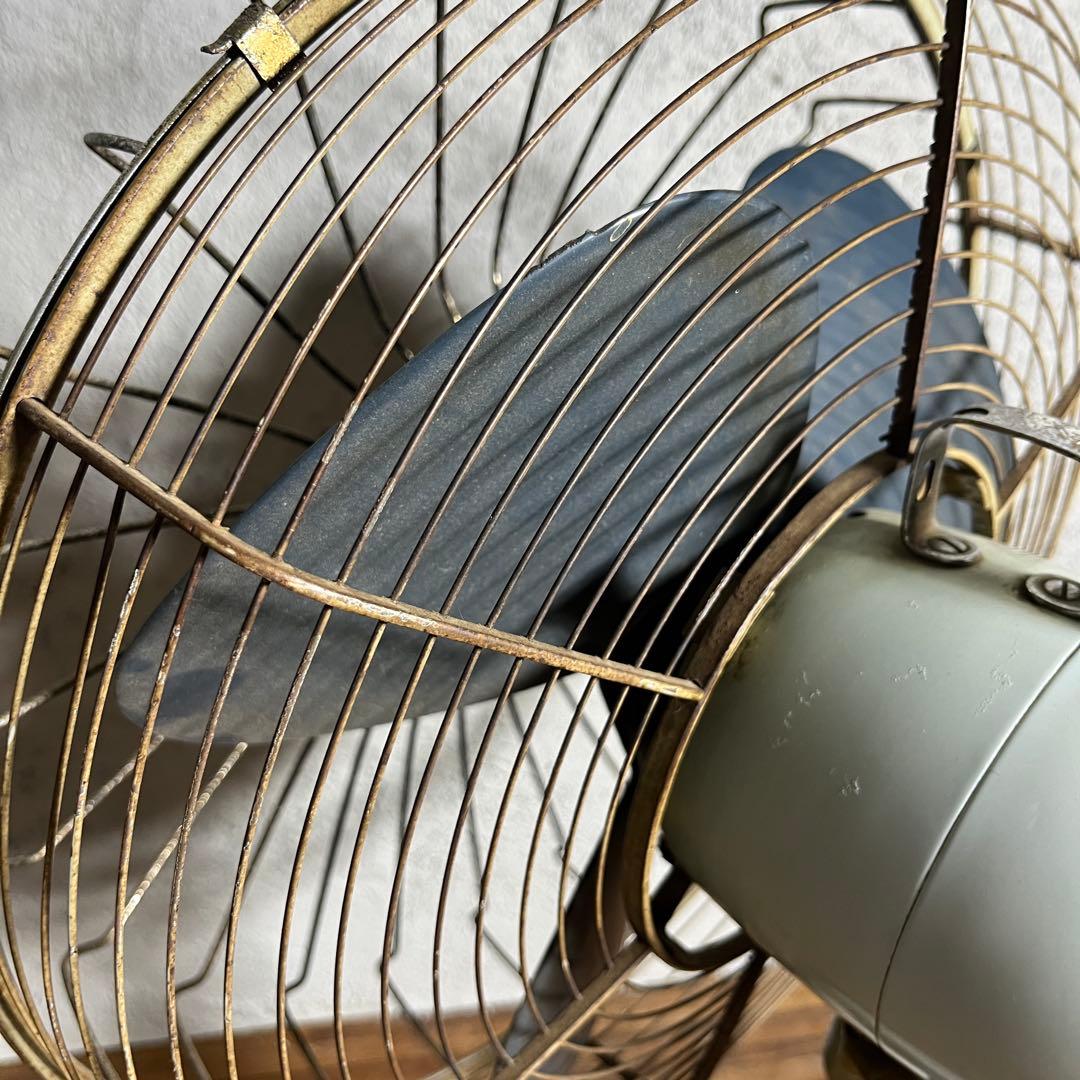 ☆超レア☆可動品☆富士電機☆ビンテージ扇風機☆タイマー付☆レトロ☆水色☆