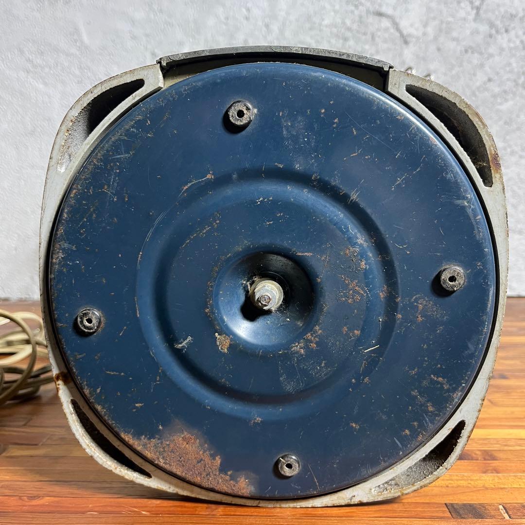 ☆超レア☆可動品☆富士電機☆ビンテージ扇風機☆タイマー付☆レトロ☆水色☆