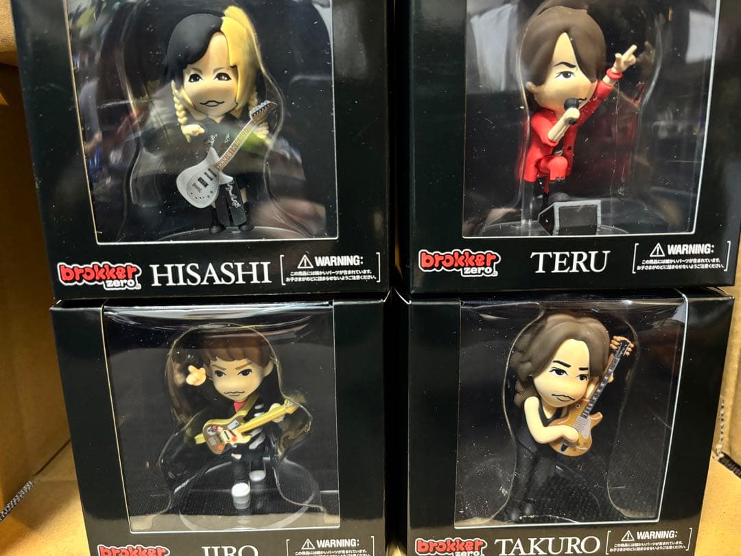 GLAY ローソン GLAY brokker フィギュア 4種類コンプ