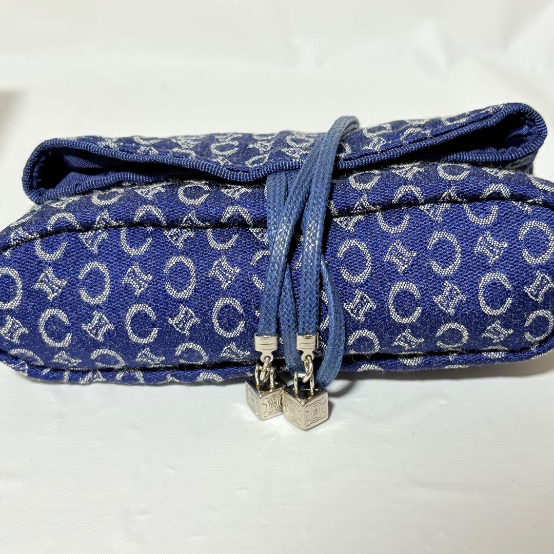 CELINE セリーヌ　Cマカダム総柄巾着ポーチ＋ハンドタオル　ギフト