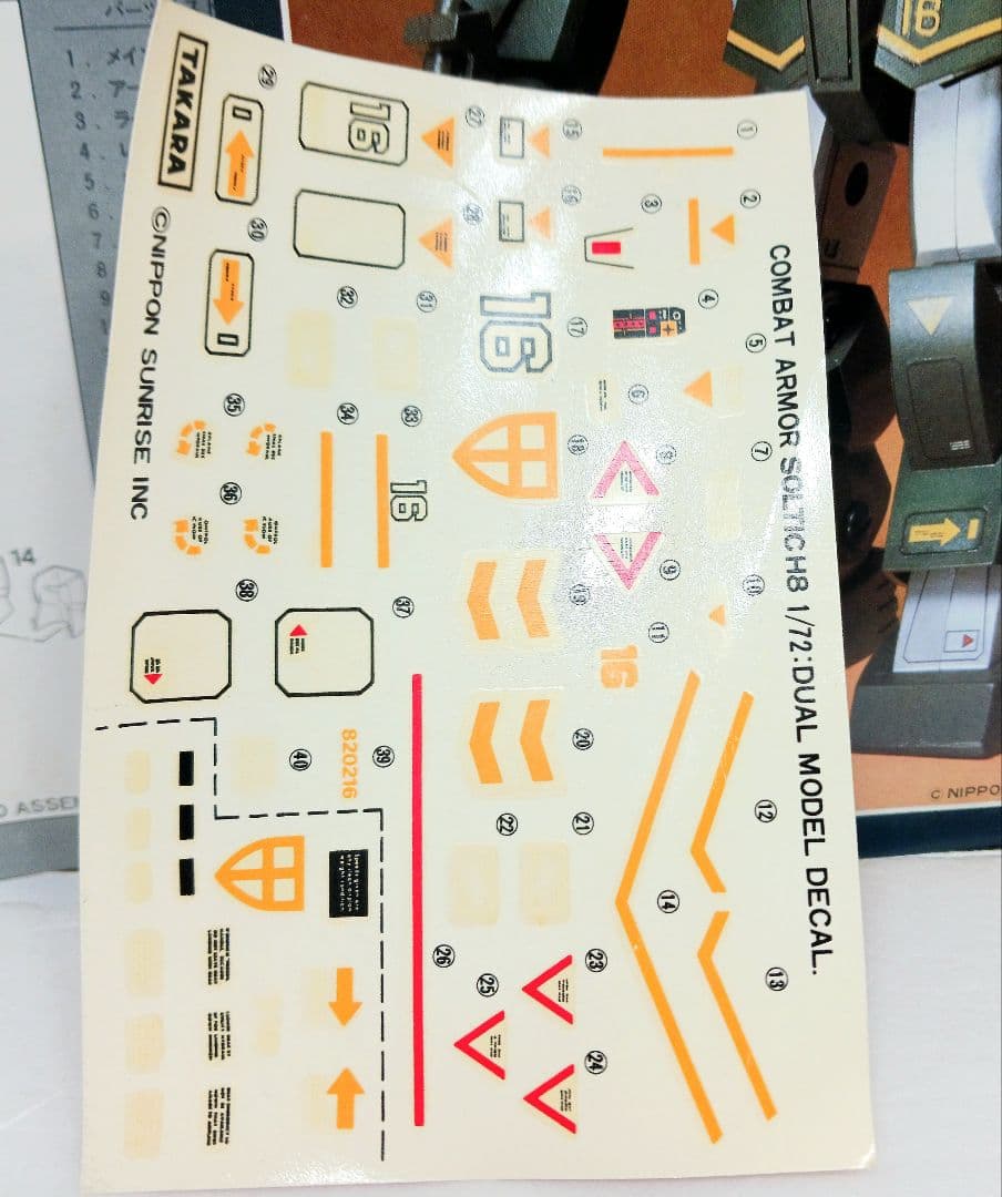 タカラ コンバットアーマー ダグラム デュアルモデル ソルティックH8