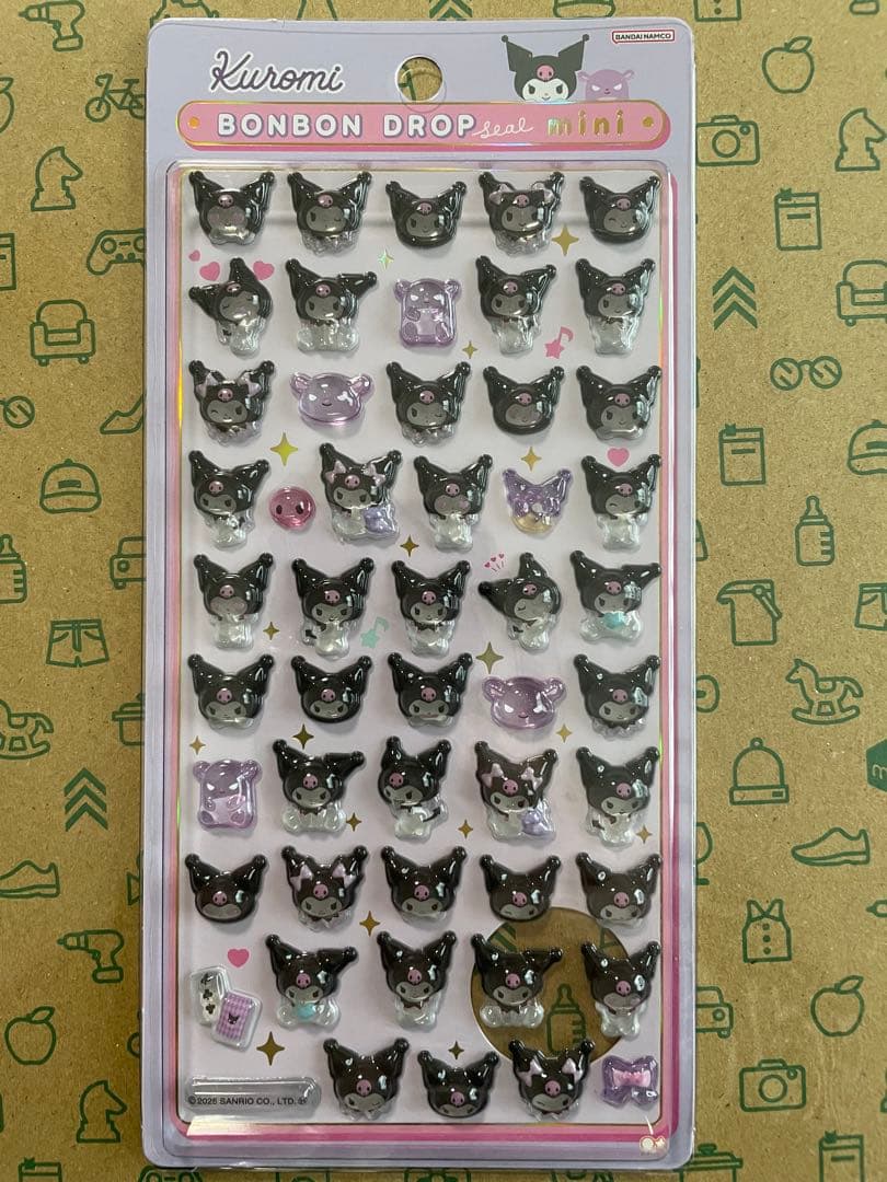 【正規品】サンリオボンボンドロップシールミニ　7個セット