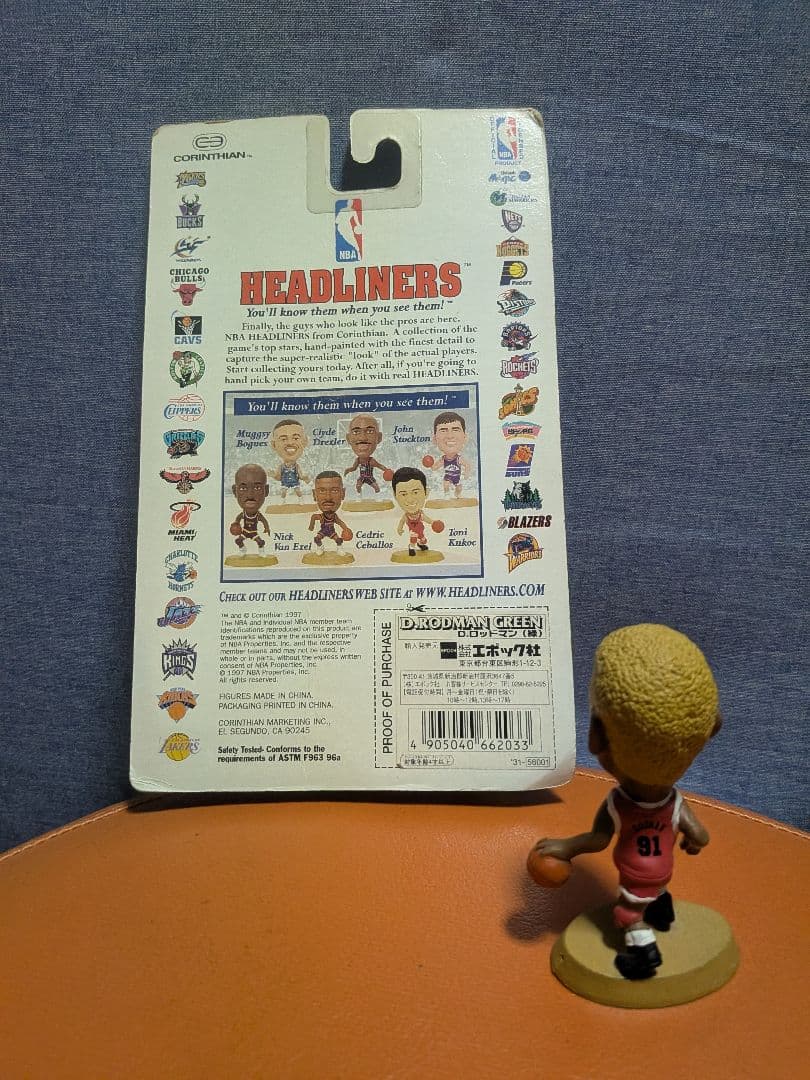 ロッドマン2体·モラント ボブルヘッド人形·ヤオ・ミンアクションフィギュアセット