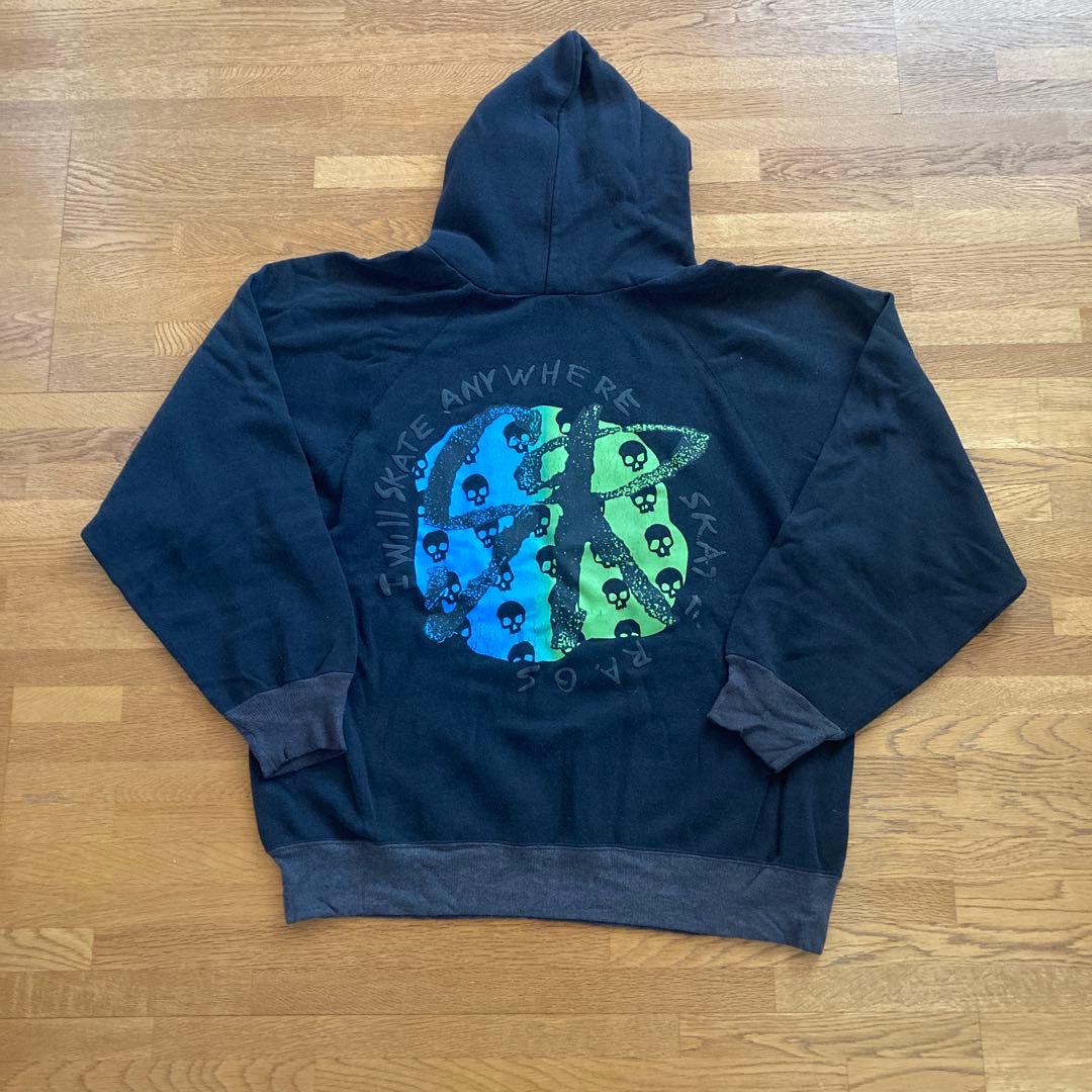 80年代当時物　ビンテージ　SKATERAGS XLサイズ