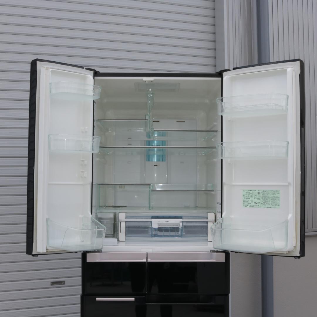 日立 565L 6ドア 冷蔵庫 観音開き 真空チルド R-B5700