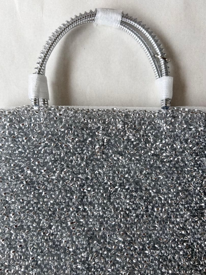 ワイヤーバッグ ショルダー スタンダード風 ミディアム 新品未使用 シルバー