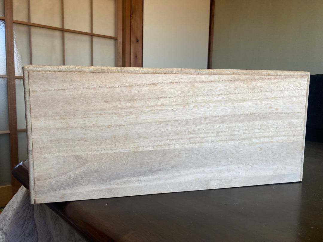 天然木　囲碁盤　蛤碁石　脚付へそ有り　布カバーと桐箱付き　セット