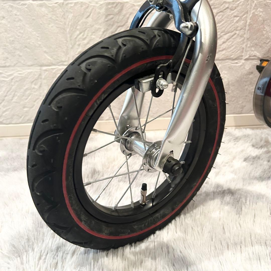 【極美品 送料無料】 へんしんバイク　12インチ　自転車 キックバイク