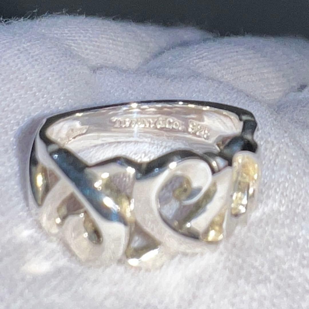 【美品】ティファニー✨リング✨トリプル ラビングハート ✨パロマピカソ✨ピンキー