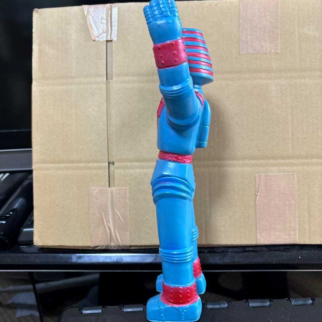 ジャイアントロボ　ブルマァク 昭和46年頃 当時物　ソフビ　29CM 東映