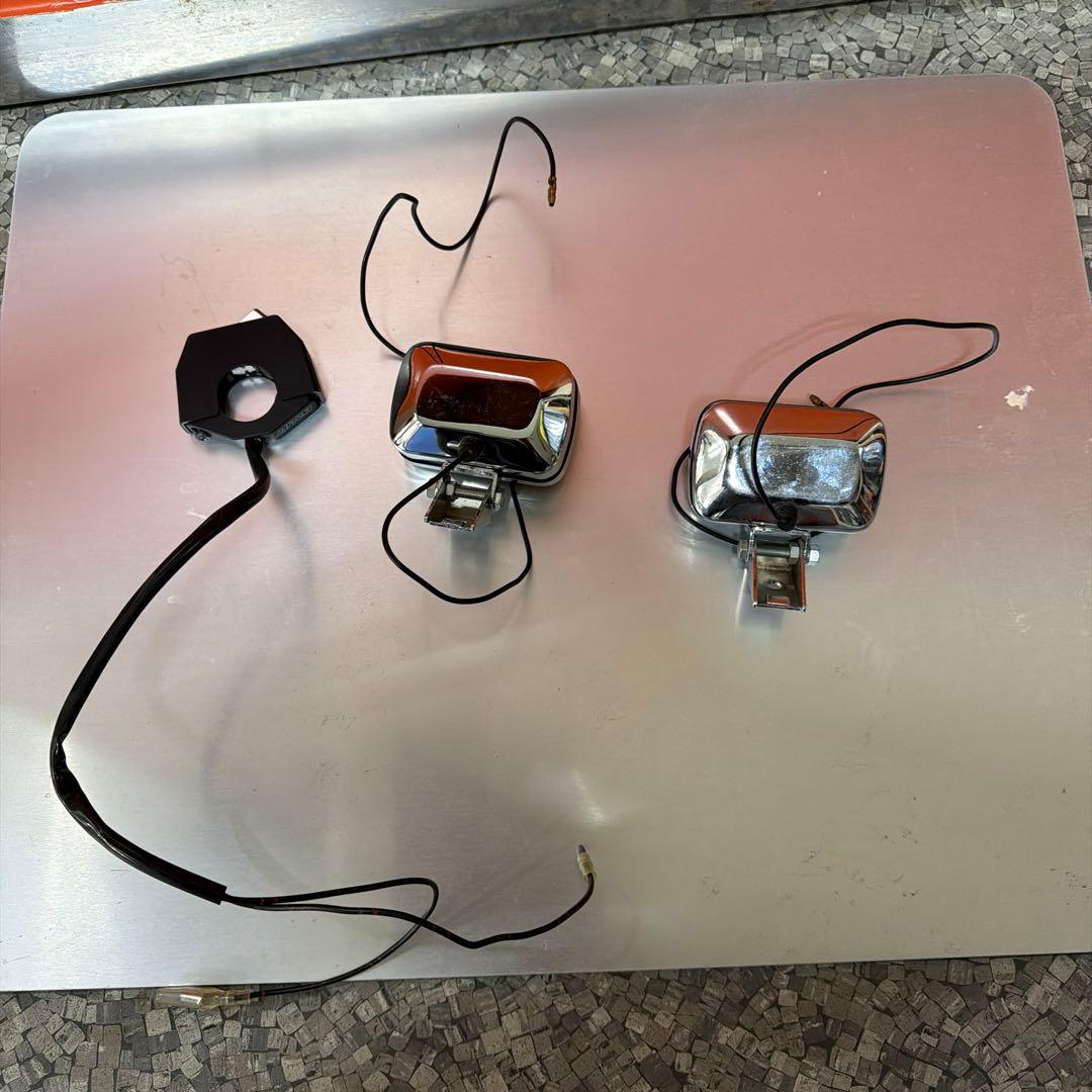 2個セット　闇矢　cb750 cb750four フォグランプ　スイッチ付き