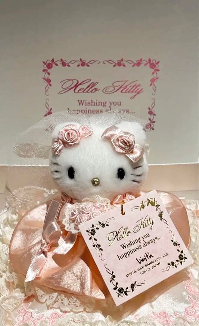 ハローキティ ウエディング ドール リングピロー Vivitix 新品タグ付き