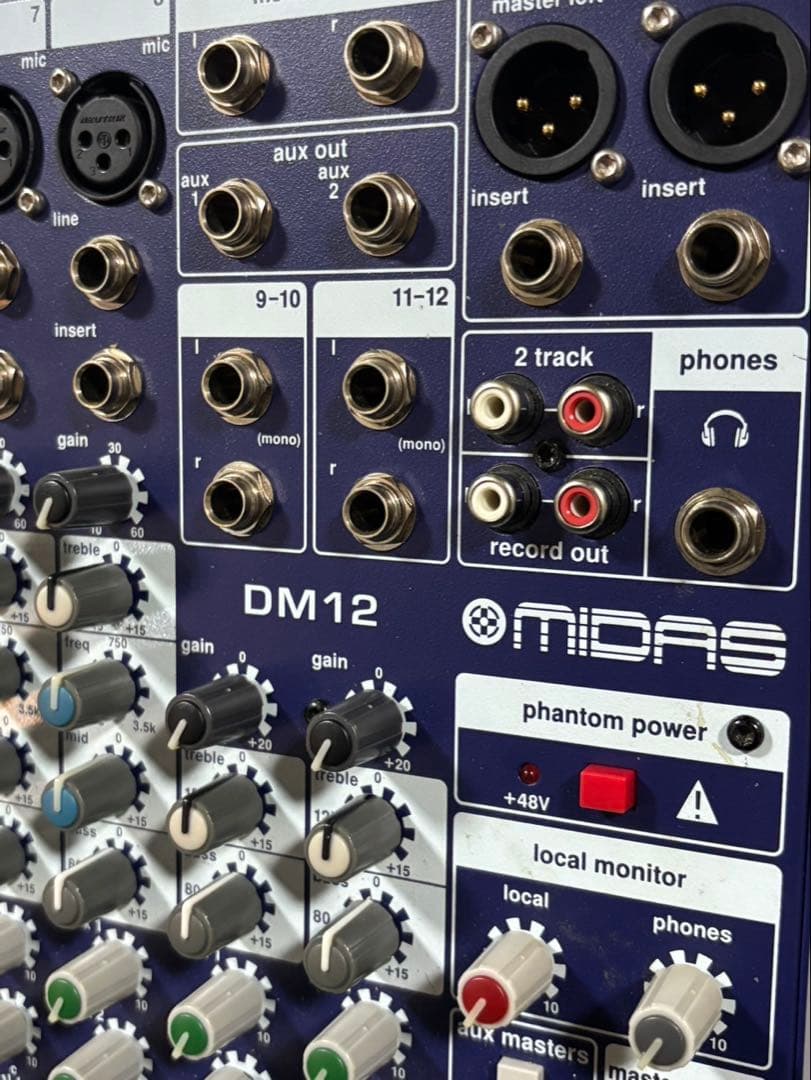 MIDAS DM12 アナログミキサー