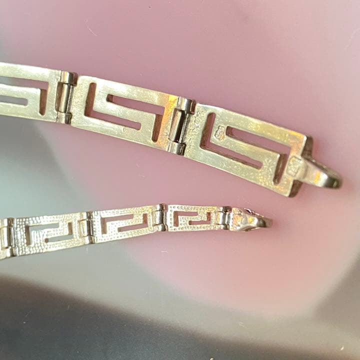 1997様感謝‼️宝石王マダム80'sSILVERイドラ島ペアブレス現地証明書付