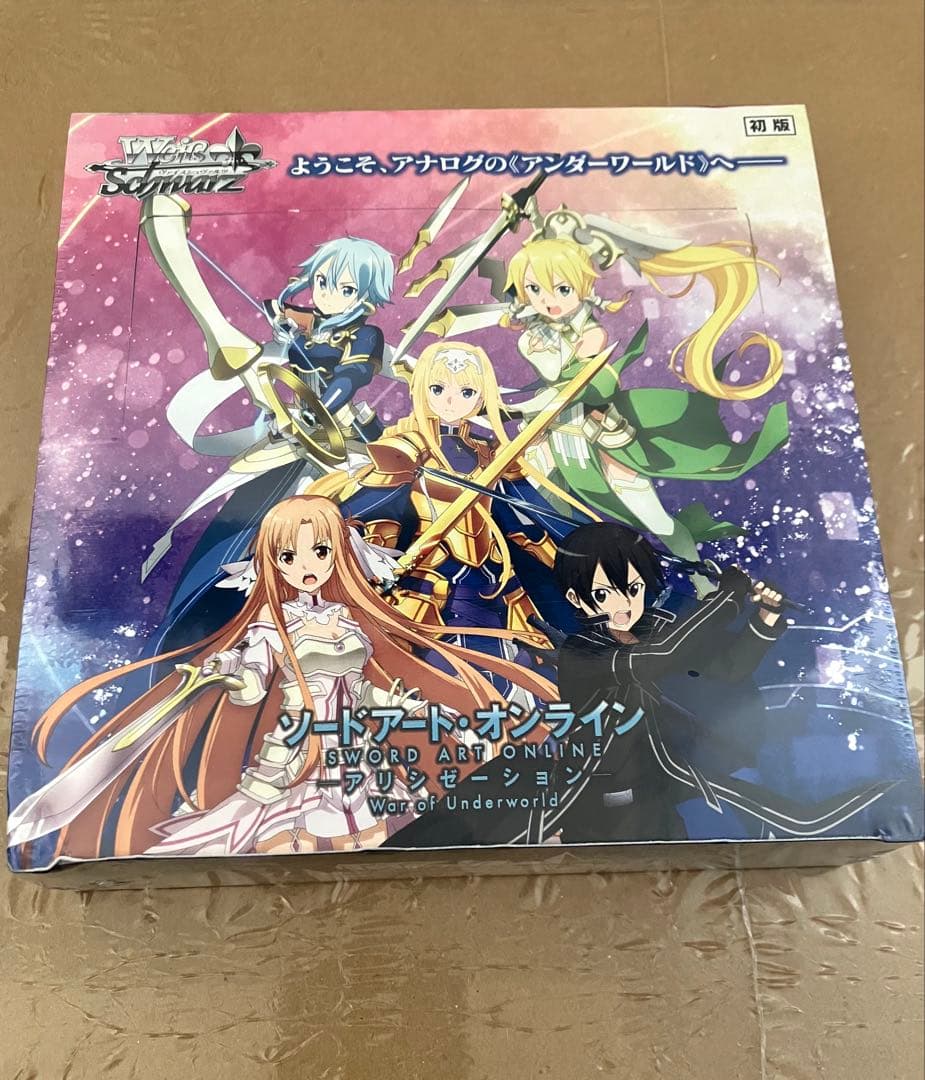 ヴァイス ソードアートオンライン アリシゼーション BOX 初版 シュリンク付