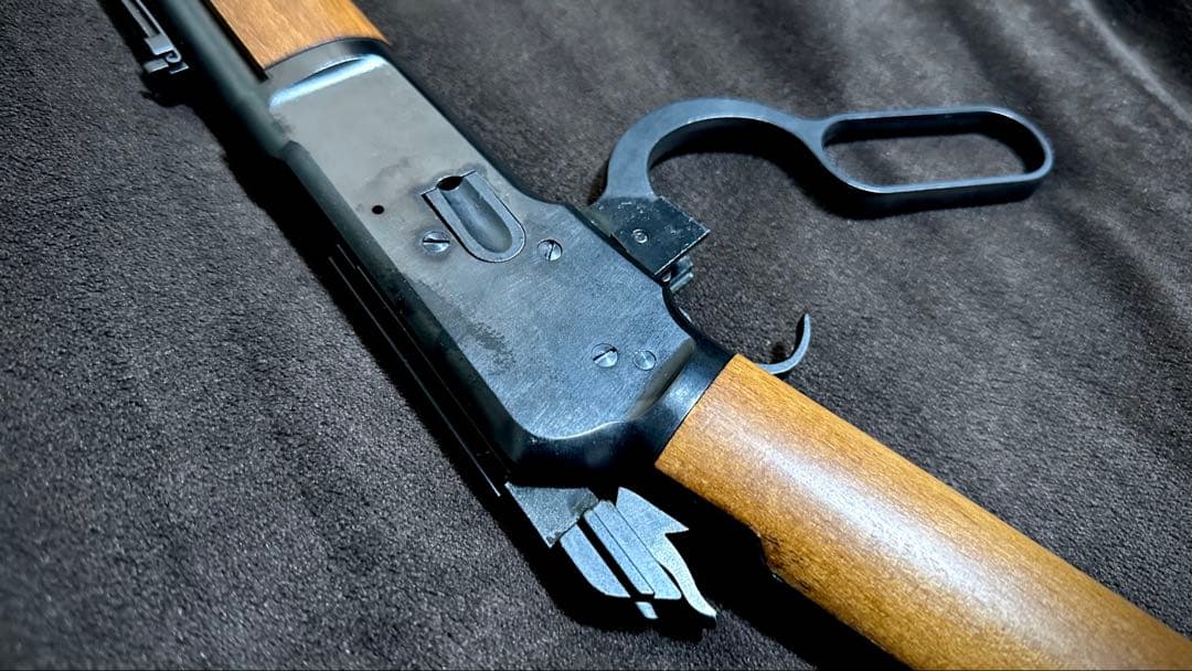 マルシン ウィンチェスター M1892 ブラック 高級ブナ材仕様 6mmBBガス