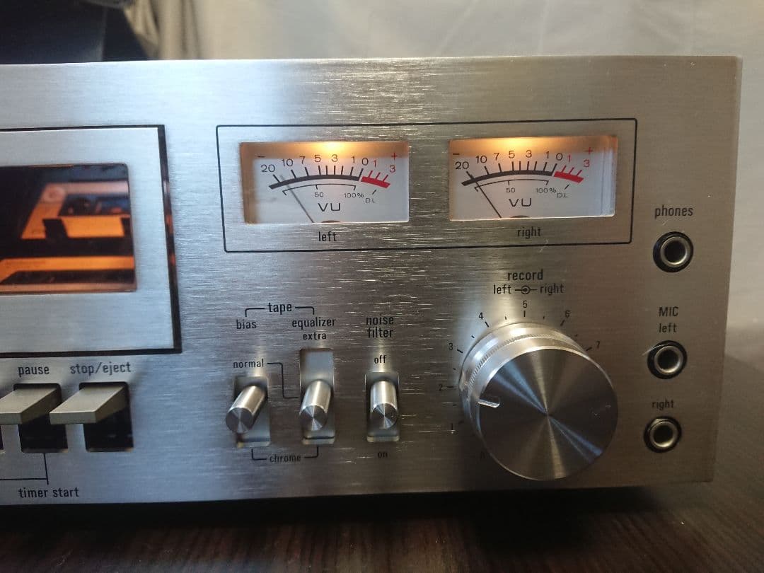 美品メンテナンス整備済TRIO製ビンテージステレオカセットデッキKX-4000