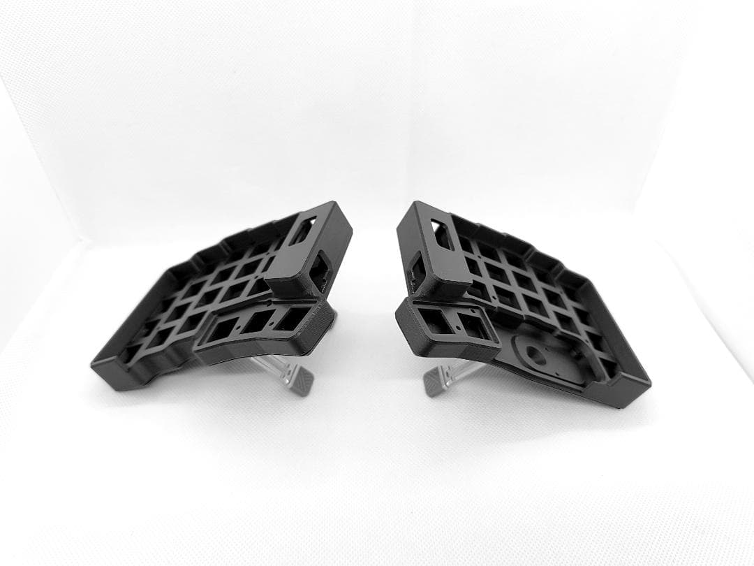 Keyball39ケース 可変テンティング、パームレスト付き