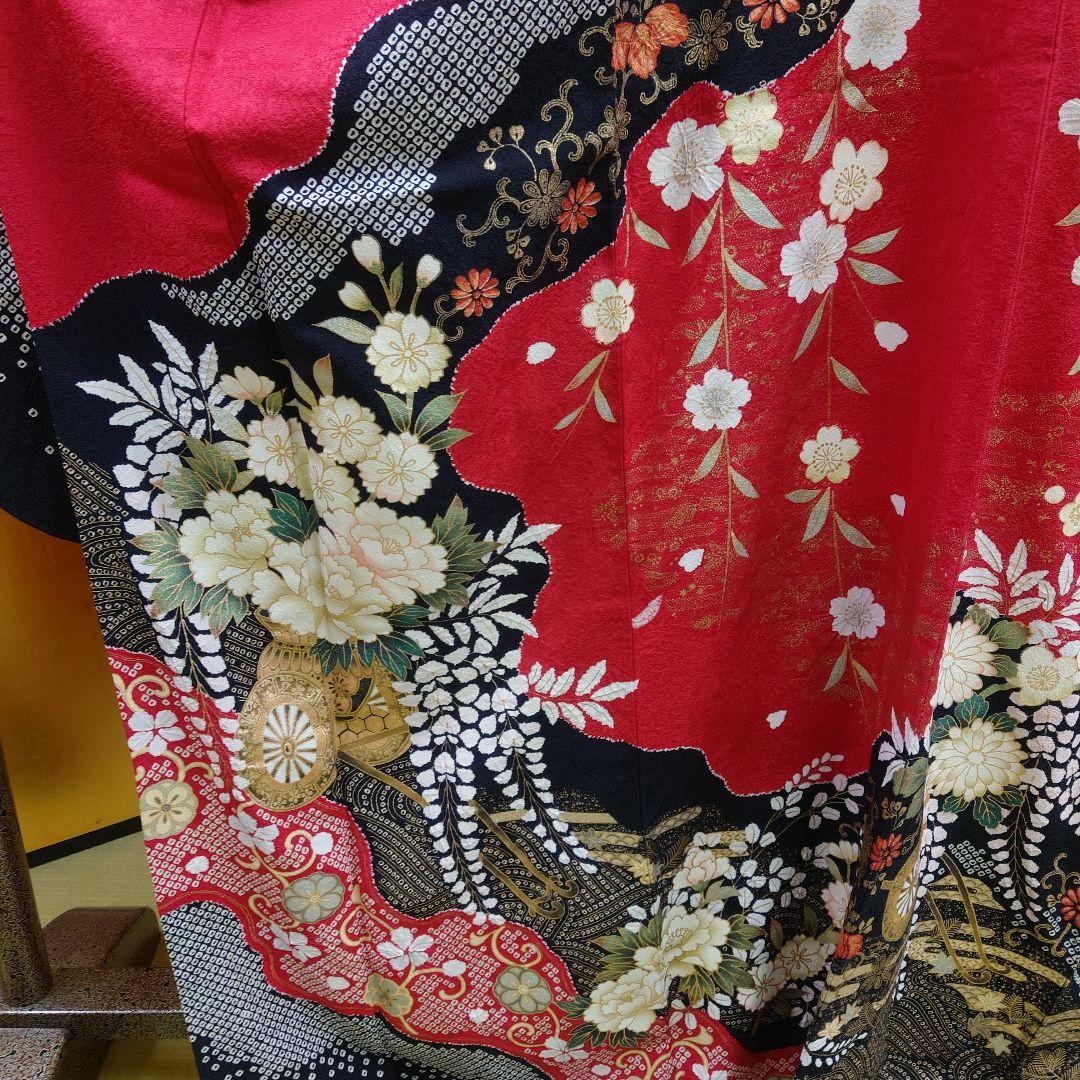 別誂振袖正絹袷友禅創作品