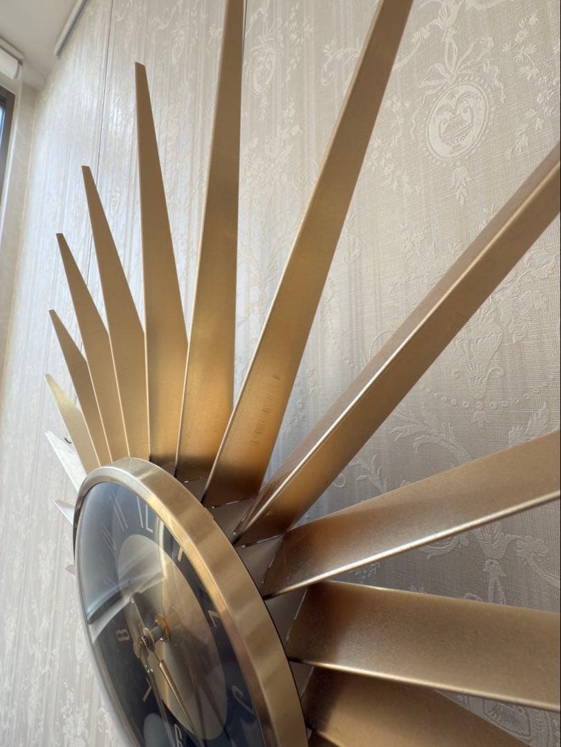 エミッツタイム インテリア オシャレ 壁掛け時計 ゴールド