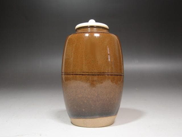 ☆　高取八仙　茶入　裏千家　十五代　鵬雲斎の花押がございます☆y168