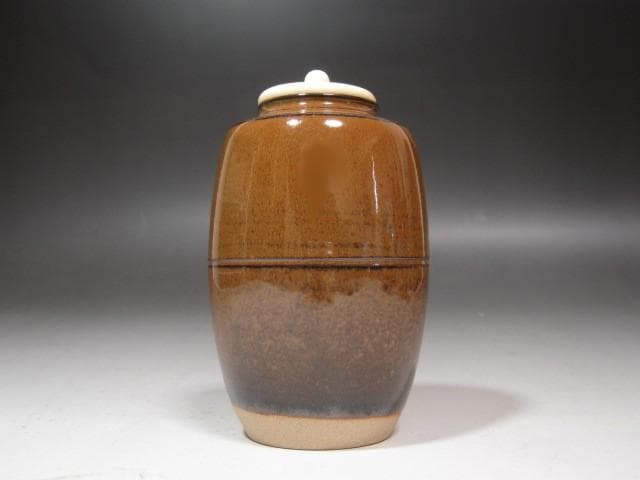 ☆　高取八仙　茶入　裏千家　十五代　鵬雲斎の花押がございます☆y168