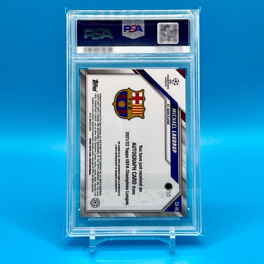 世界50枚限定！TOPPS LAUDRUP ラウドルップ PSA8 AUTO10