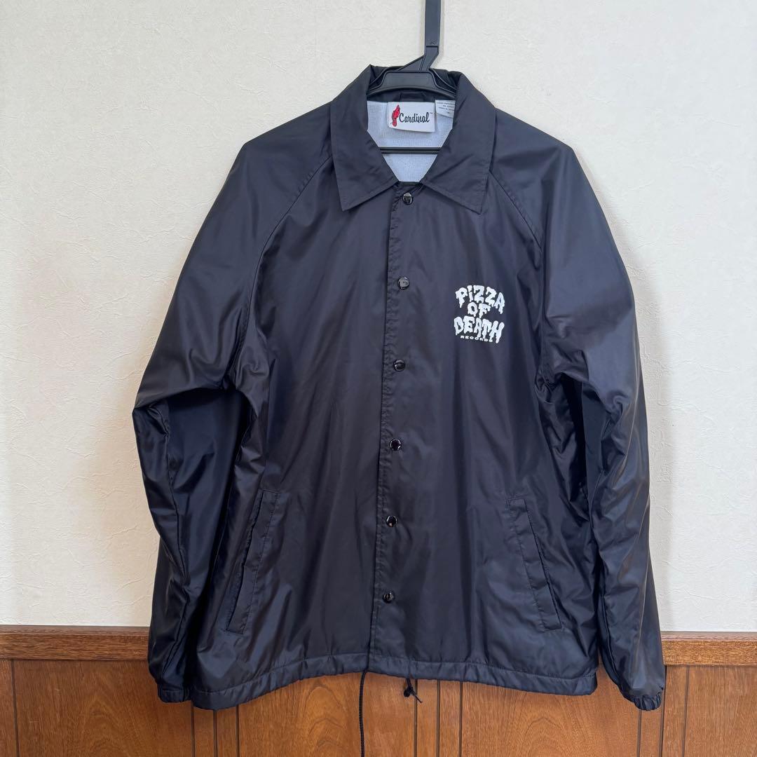 Pizza of Death Records コーチジャケット　ブラック　M