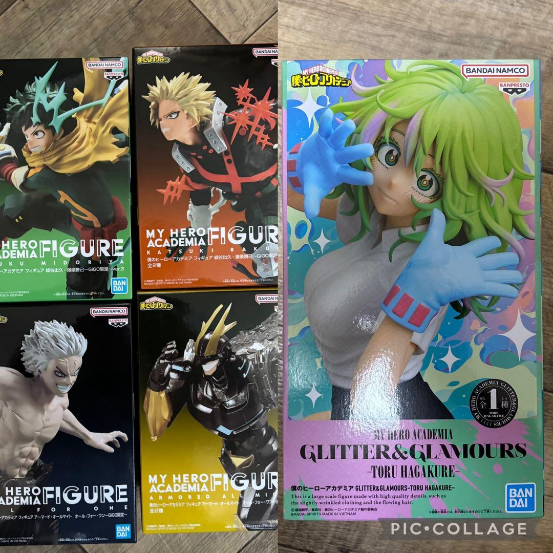 GIGO 僕のヒーローアカデミア フィギュア 葉隠透 グリグラ 計5点セット②